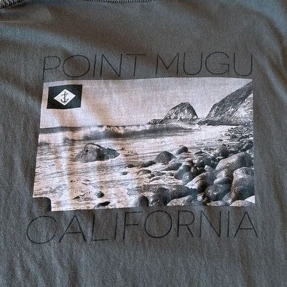 Point Mugu California short sleeve gray size XL - Picture 11 of 16